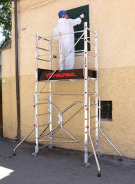 Trabattello in alluminio modello PONTAL 2000 FARAONE