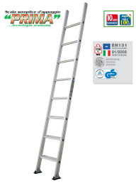 Scala in Alluminio con gradini larghi