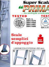 Scala in Alluminio con gradini larghi 3