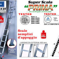 Scala in Alluminio con gradini larghi 3