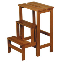 Sgabello Retrattile in legno 5