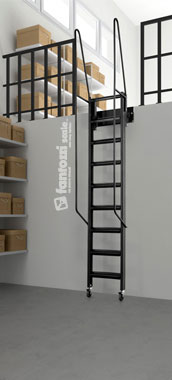 Scala Rigida con ruote