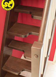 Scala per soppalco modello GENOVA-GENOVA IRON 4