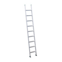 Scala di appoggio in acciaio inox d'arredo con ganci 3