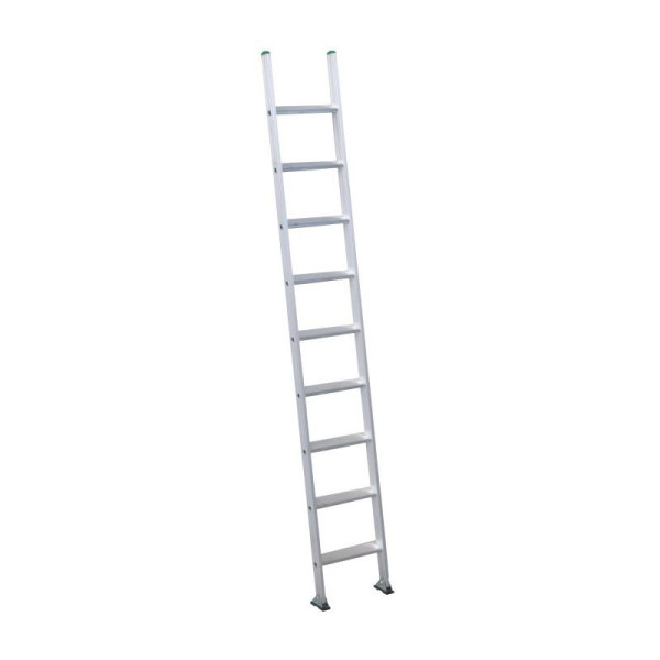 Scala di appoggio in acciaio inox d'arredo con ganci